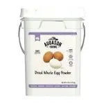Augason Farms Whole Egg Powder  11 lb Emergency Food Supply (383 Servings) in 4-Gallon Pail