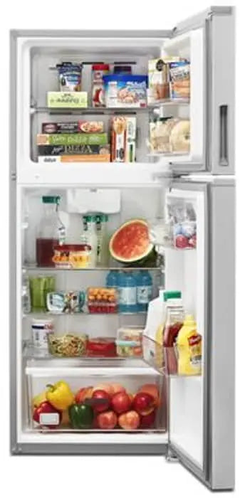 Whirlpool ADA 24 Fingerprint Resistant Stainless Steel Small Space Top-Freezer Refrigerator