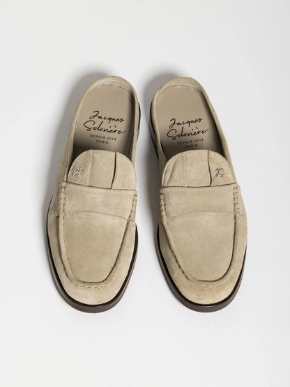 MOLI MULE SUEDE PEDRA