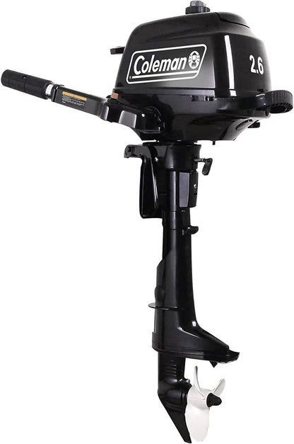 2.6 HP Short-Shaft Black Outboard Motor