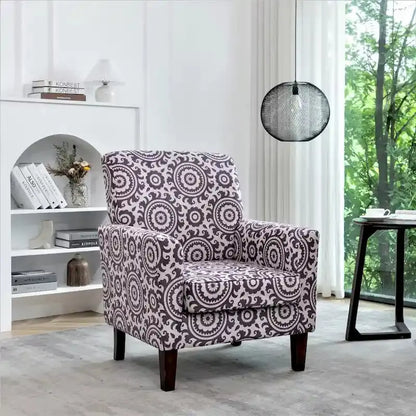 Contemporary Accent Armchair for Living Spaces  Stylish, Compact, and Comfort-Oriented