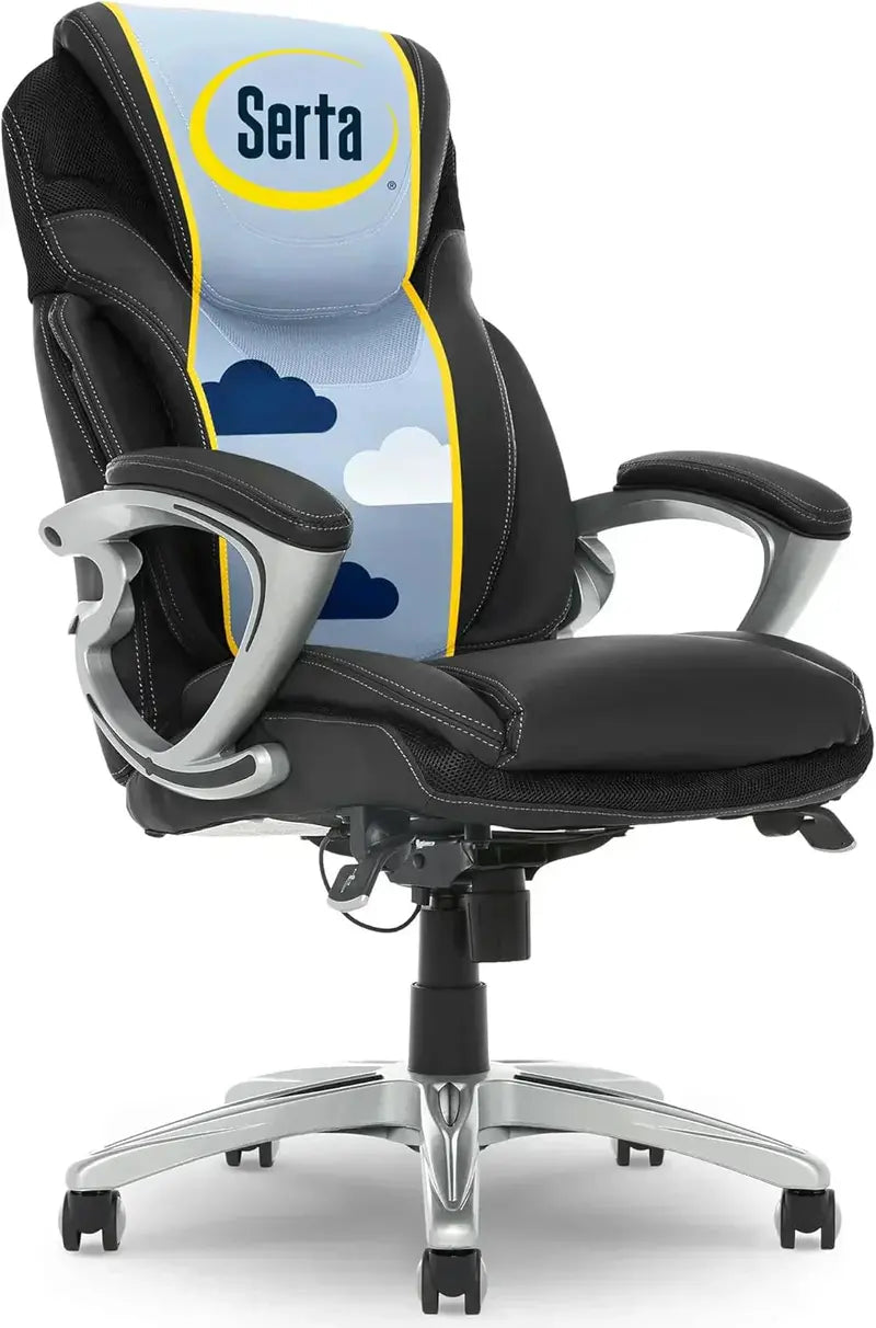 Executive-Style Ergonomic Office Chair  Supportive High-Back Design for Extended Desk Work