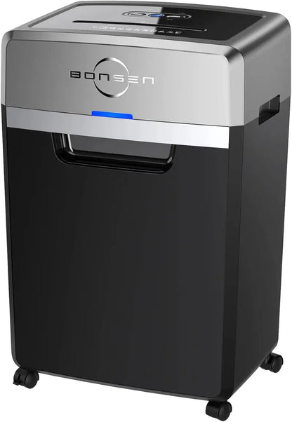 Commercial-Grade Cross-Cut Paper Shredder  24-Sheet Capacity, 40-Min Continuous Run, P-4 Security Level (S3105)