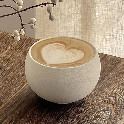Artisanal Vintage-Style Ceramic Coffee Cup — Hand-Glazed Rustic Mug for Gifting