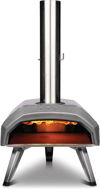 Ooni Karu 12 Portable Outdoor Pizza Oven  Wood & Gas Compatible, 12-Inch Capacity, 60-Second Baking