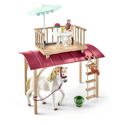 Schleich Horse Club Camper Playset, 43-Piece Realistic Horse Toys for Kids Aged 5-12