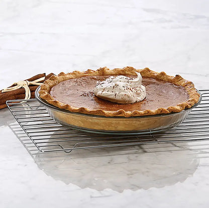 Anchor Hocking Bakeware Clear Glass 9 inch Round Pie Plate, Tempered Glass