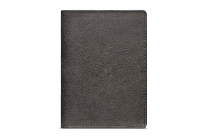 Suede Passport Wallet - Storm Grey