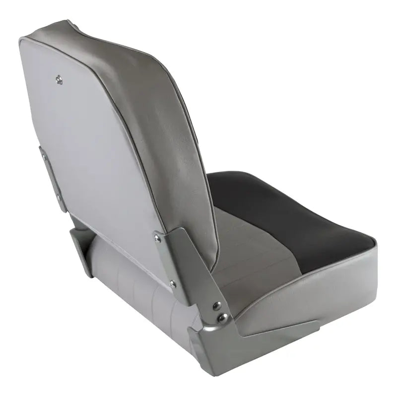 Wise 8WD734PLS-660 Low Back Boat Seat, Grey/Navy