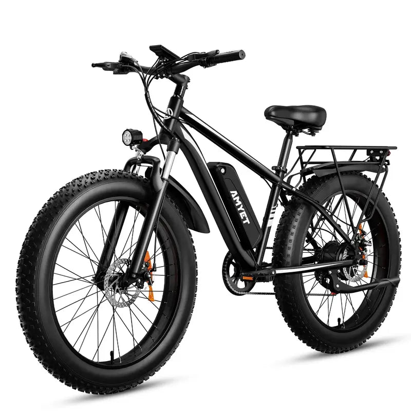 AMYET EB26 — 750W Fat-Tire Electric Mountain Bike (26″, UL2849 Certified, 20 MPH)