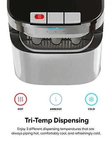 Brio Essential Series Bottom-Loading Water Cooler  Triple-Temperature Dispenser (Hot/Cold/Ambient)