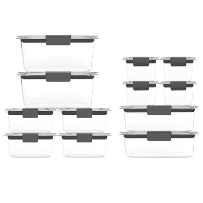 Airtight, Leakproof Stackable Food Storage Containers for Freshness and Space Efficiency