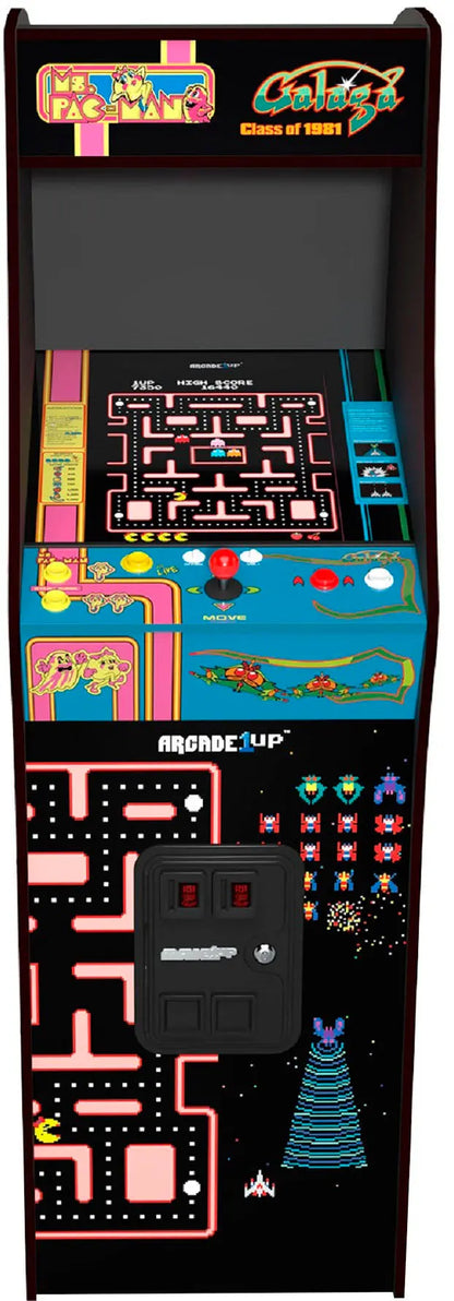 Arcade1Up Class of ’81 Deluxe Retro Arcade Cabinet  Blue-Themed Standalone Gaming Console with Classic Titles