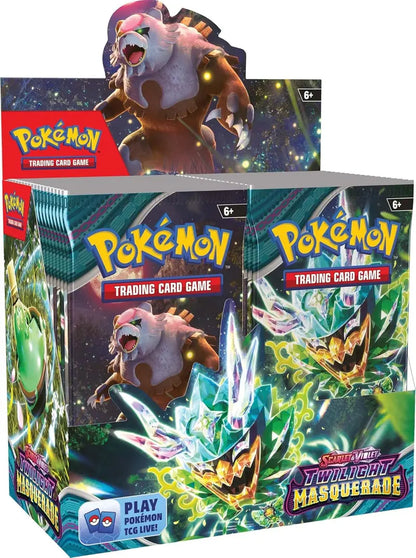 Pokémon TCG Scarlet & Violet Twilight Masquerade 36-Pack Booster Box  New Pokémon ex & ACE SPEC Cards