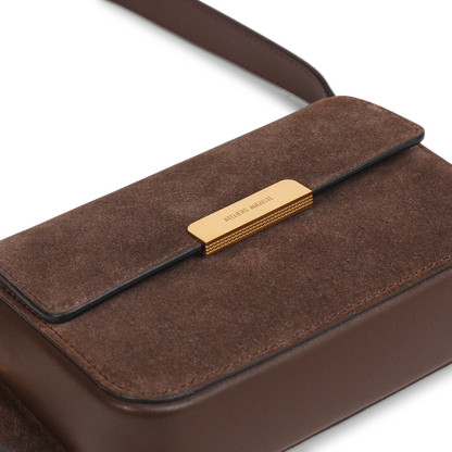 Roquette - Cuir Velours Chocolat