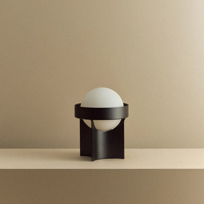 Loop Table Lamp in Dark Grey + Sphere IV