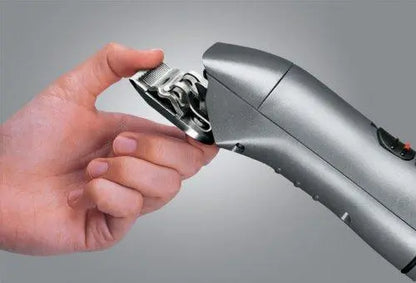 Fyra 12 Ceramic Hair Clipper with Detachable Blade  Premium Silver Design