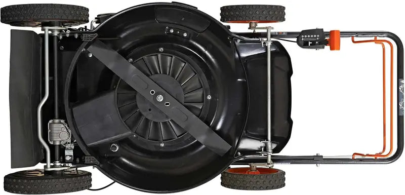 YARDMAX 22-Inch Gas Self-Propelled Lawn Mower  201cc Engine, 6-Speed CVT, 3-in-1 Function