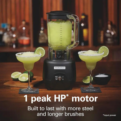 Hamilton Beach HBB908R 44 oz Bar Blender  1 HP, 2-Speed Commercial Grade