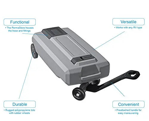 SmartTote2 RV Portable Waste Tote Tank   4 Wheels   35 Gallon