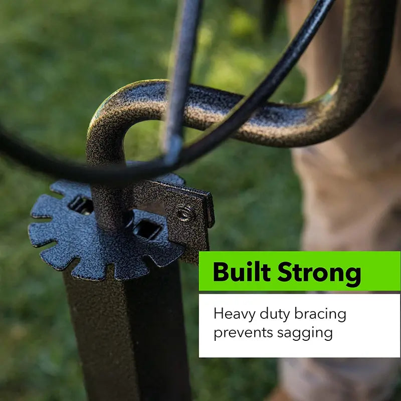 Yard Butler Free Standing Swivel Hose Reel  Water Hose Caddy For Yard or Garden  Outdoor Garden Hose Accessories, Water Hose Reel Rotate 360 Degree, Freestanding Metal Outdoor Water Pipe Stand