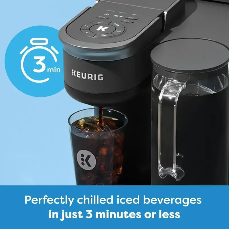 K-Brew+Chill Single-Cup Brewer: Hot & Iced Coffee Maker with 70 oz Detachable Water Reservoir