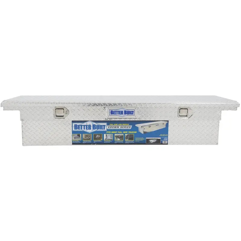 Low-Profile Crossover Truck Toolbox  Slim, Aerodynamic Storage Solution for Full-Size Pickup Beds
