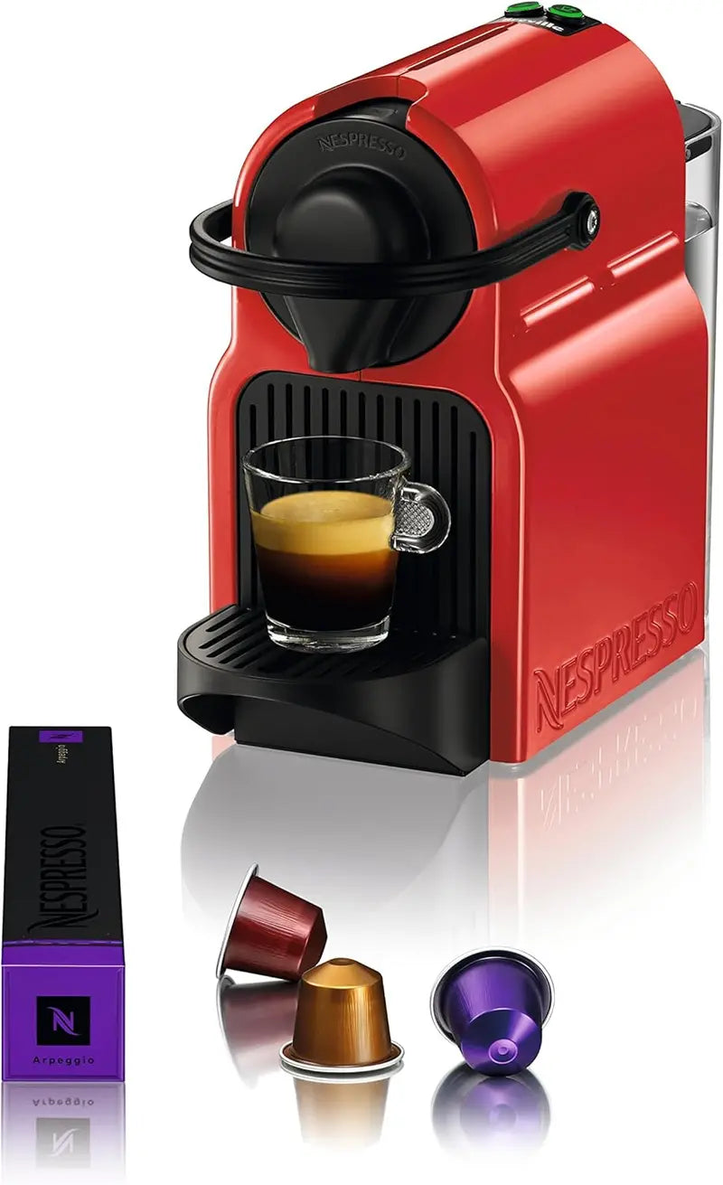 Breville Nespresso Inissia 24 oz Red Espresso Machine  19-Bar, Fast Heating, Compact Design