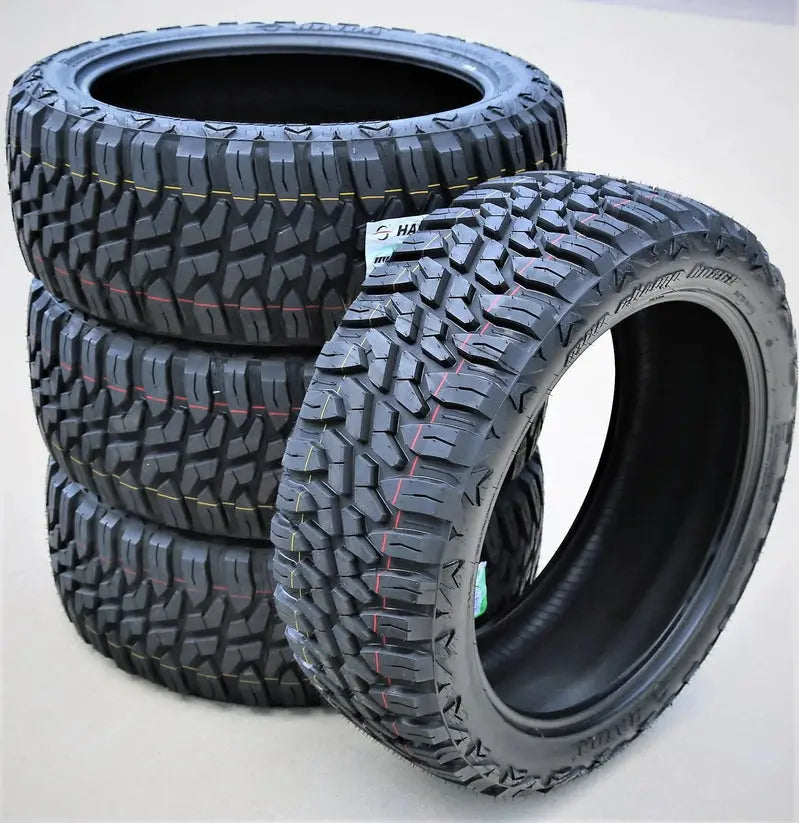 Set of 4 LT275/65R20 126/123Q E-Rated Mud-Terrain Tires  10-Ply Construction