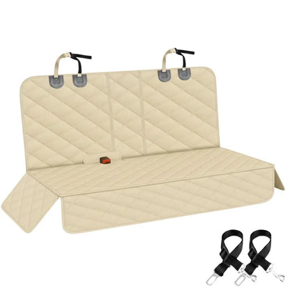Durable Rear Bench Seat Protector for Pets  600D Polyester, 53 x 47 Inches