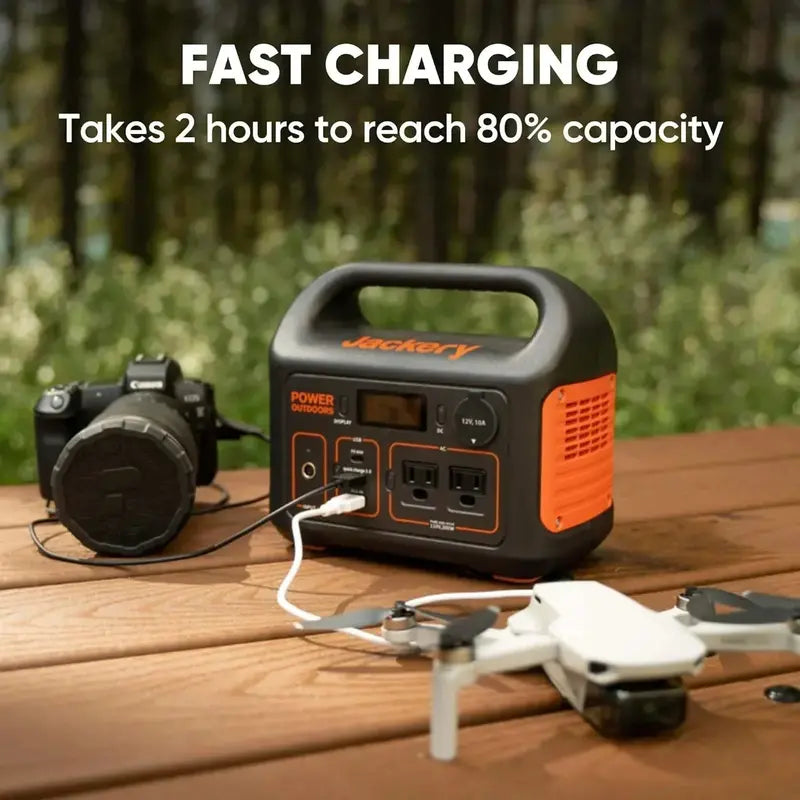 Explorer 300 Portable Power Station  293Wh Solar-Ready Lithium Backup Generator for Camping & Emergencies