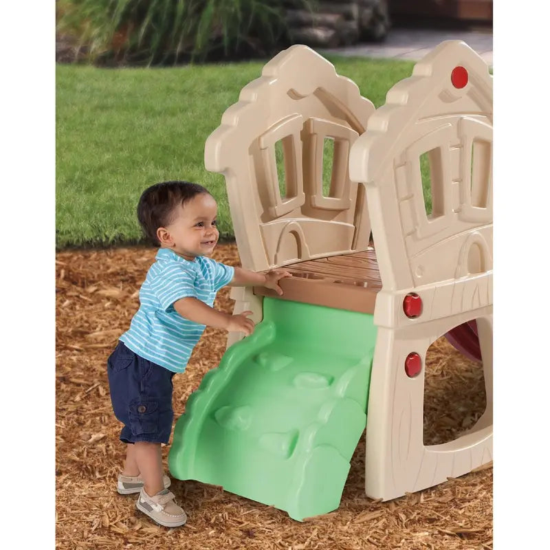 Little Tikes Hide and Seek Climber and Swing  Kids Slide Backyard Play Set