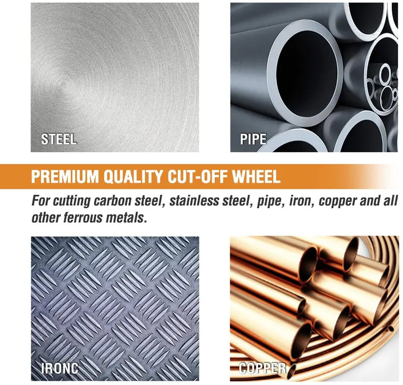 WORKPRO 20-Piece Thin Stainless Steel Cut-Off Wheels for Angle Grinders