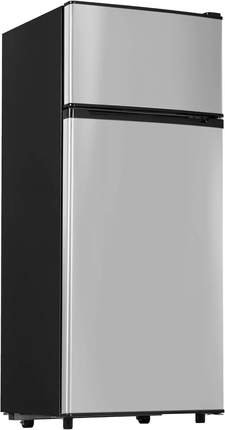 Manastin 4.5 cu. ft. Two-Door Mini Fridge  Office & Kitchen Compact Refrigerator