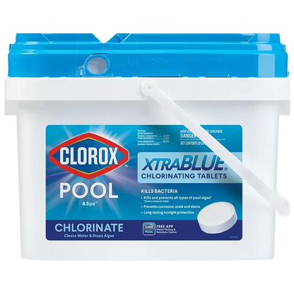Swimming Pool Chlorine Tablets  25-Pound Bulk Pack of Slow-Dissolving Sanitizing Tablets for Clear, Safe Water