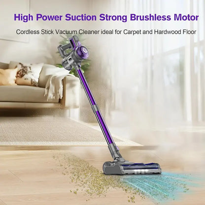 S1 2-in-1 Cordless Stick & Handheld Vacuum: Ultra-Lightweight, Compact Design for Apartments, Cars & Pet Hair on All Surfaces