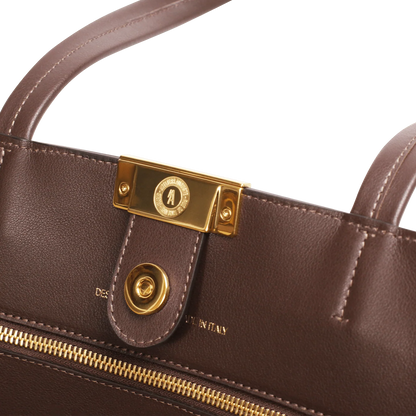 Sévigné - Cuir Velours Chocolat