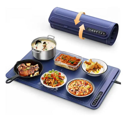 Electric Food Warming Tray  4-Temperature Settings with Programmable Timer