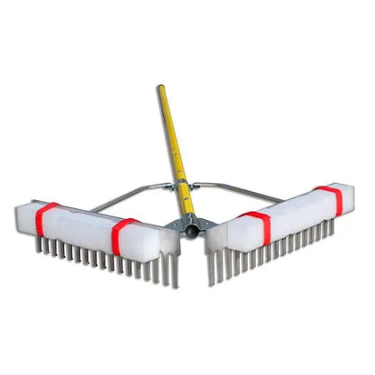 Jenlis WRZRK18 Collapsible Aluminum Lake & Landscape Weed Rake  102 x 7 x 5 x 36 in.