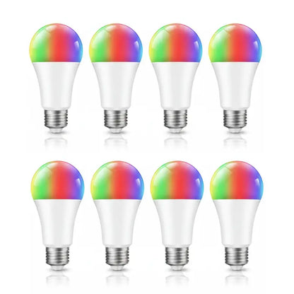 A19 Smart RGBWW LED Bulb  E26 Base, WiFi + Bluetooth, 800 Lumens, 120V
