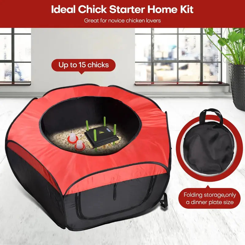 Tetuga Chick Brooder Box  Insulated Starter Kit for Newborn Chicks & Poults