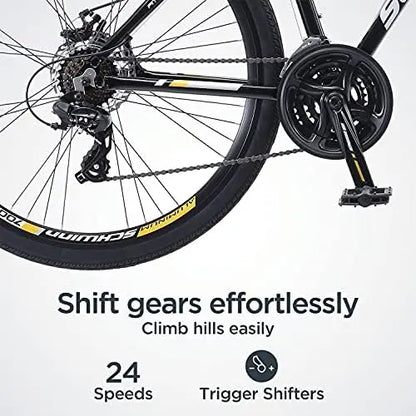 Schwinn GTX Comfort Hybrid Bike for Men &amp; Women  700c Wheels, Step-Through/Step-Over Frame