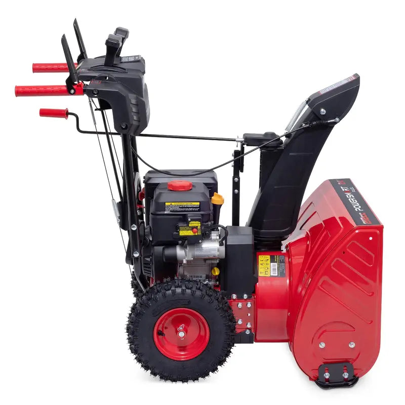 PowerSmart 24″ 212cc Gas Snow Blower with Electric Start & Variable Speed