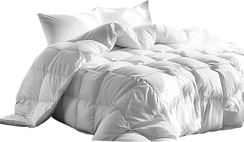 Serta Hotel Luxury Hypoallergenic Duvet Insert | Premium Down-Alternative Comforter for Year-Round Use, Soft Breathable Fabric &amp; Fluffy Fill
