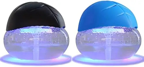 2-Pack Water-Based Air Purifier with LED Mood Light for Home & Office