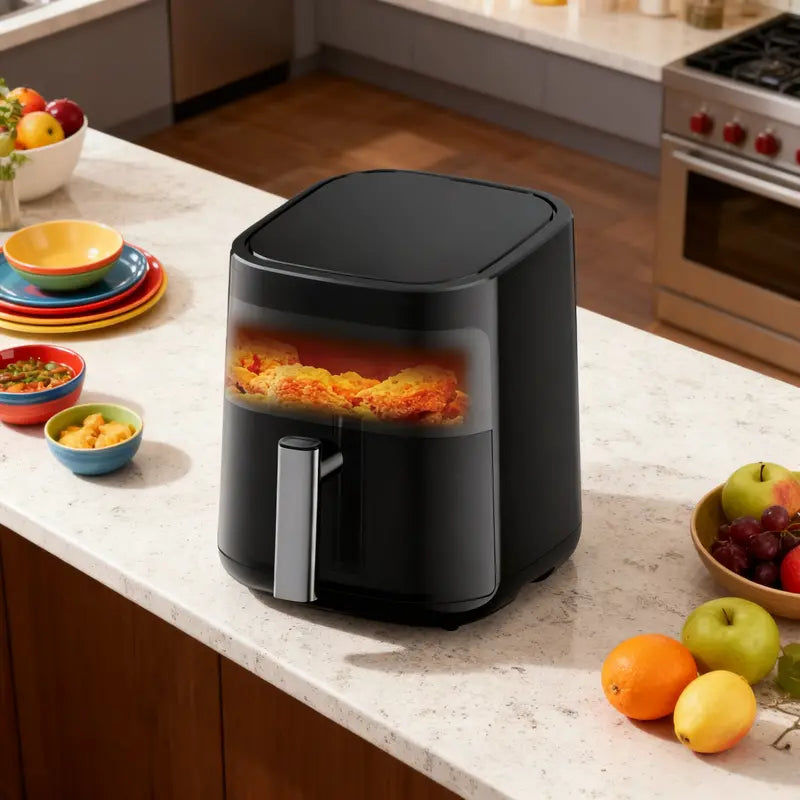 6L Digital Smart Air Fryer  8-in-1 Versatile Cooking Appliance