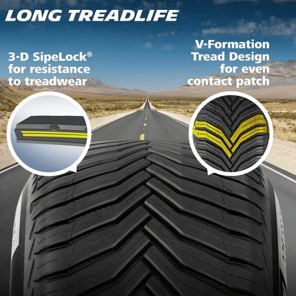 255/40R19XL 100V All-Season Tire  Reinforced Sidewall, High-Speed Rated, Touring Comfort
