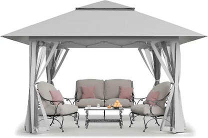 CROWN SHADES 13x13ft Pop-Up Gazebo Canopy — Clearance Sale Model