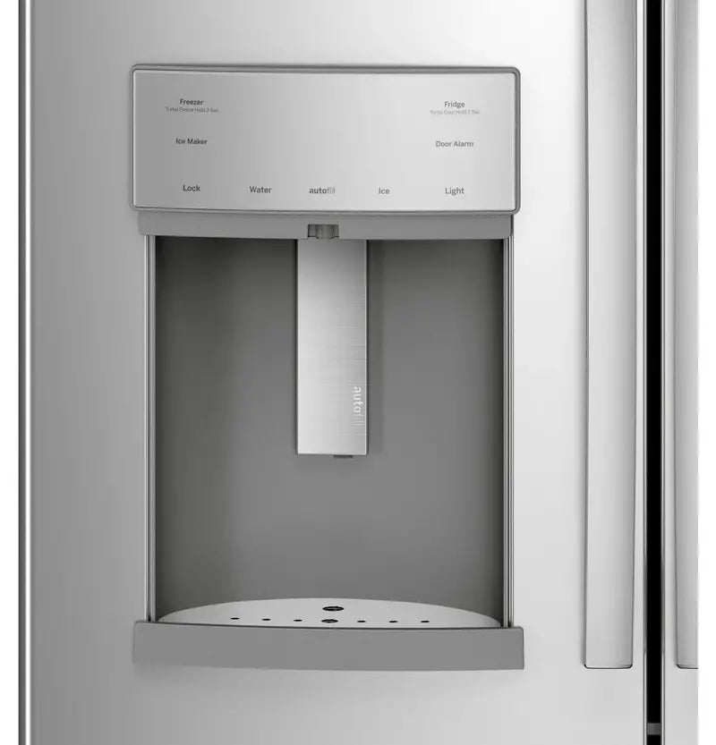GE Profile ENERGY STAR French-Door Refrigerator  27.7 Cu. Ft., Fingerprint-Resistant Stainless Steel, Hands-Free AutoFill Dispenser