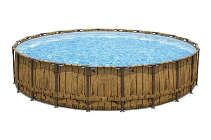 52-Inch Round Above-Ground Swimming Pool — 22-Foot Diameter Complete Set